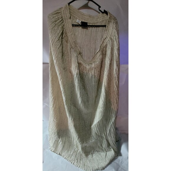 Vintage Venus Off- White Maxi Skirt Elastic Waist Size L. - Picture 1 of 3